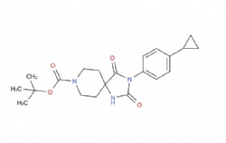 tert-butyl 3-(4-cyclopropylphenyl)-2,4-dioxo-1,3,8-triazaspiro[4.5]decane-8-carboxylate