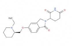 3-(5-(((R)-1-ethylpiperidin-2-yl)methoxy)-1-oxoisoindolin-2-yl)piperidine-2,6-dione
