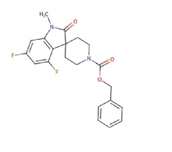 benzyl 4,6-difluoro-1-methyl-2-oxospiro[indoline-3,4'-piperidine]-1'-carboxylate