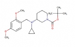 tert-butyl (R)-3-(cyclopropyl(2,4-dimethoxybenzyl)amino)piperidine-1-carboxylate