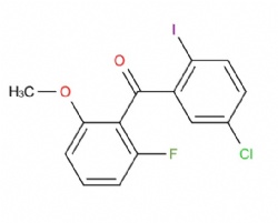 (5-Chloro-2-iodophenyl)(2-fluoro-6-methoxyphenyl)methanone