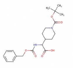 2-(benzyloxycarbonylamino)-2-(1-tert-butoxycarbonyl-4-piperidyl)acetic acid