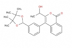 3-(1-hydroxyethyl)-4-(3-(4,4,5,5-tetramethyl-1,3-dioxolan-2-yl)phenyl)-1H-isochromen-1-one