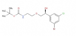 tert-butyl (S)-(2-(2-(3-bromo-5-chlorophenyl)-2-hydroxyethoxy)ethyl)carbamate
