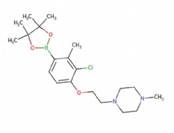 1-(2-(2-chloro-3-methyl-4-(4,4,5,5-tetramethyl-1,3,2-dioxaborolan-2-yl)phenoxy)ethyl)-4-methylpiperazine
