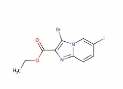 ethyl 3-bromo-6-iodoimidazo[1,2-a]pyridine-2-carboxylate