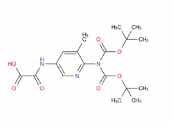 2-((6-(bis(tert-butoxycarbonyl)amino)-5-methylpyridin-3-yl)amino)-2-oxoacetic acid