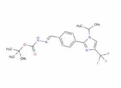 tert-butyl 2-(4-(1-isopropyl-4-(trifluoromethyl)-1H-imidazol-2-yl)benzylidene)hydrazine-1-carboxylate