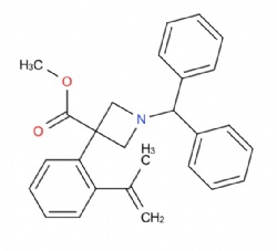 methyl 1-benzhydryl-3-(2-(prop-1-en-2-yl)phenyl)azetidine-3-carboxylate
