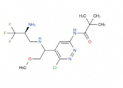 N-(5-(1-(((S)-2-amino-3,3,3-trifluoropropyl)amino)-2-methoxyethyl)-6-chloropyridazin-3-yl)pivalamide