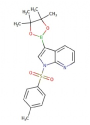 3-(4,4,5,5-tetramethyl-1,3,2-dioxaborolan-2-yl)-1-tosyl-1H-pyrrolo[2,3-b]pyridine