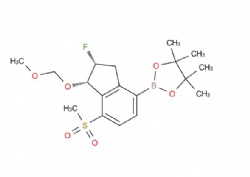 2-[(1S,2R)-2-fluoro-7-methanesulfonyl-1-(methoxymethoxy)-2,3-dihydro-1H-inden-4-yl]-4,4,5,5-tetramethyl-1,3,2-dioxaborolane