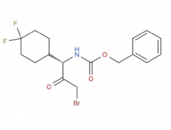 benzyl (S)-(3-bromo-1-(4,4-difluorocyclohexyl)-2-oxopropyl)carbamate