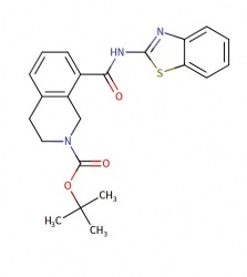 tert-butyl 8-(benzo[d]thiazol-2-ylcarbamoyl)-3,4-dihydroisoquinoline-2(1H)-carboxylate