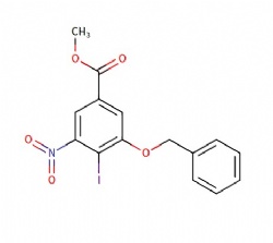 methyl 3-(benzyloxy)-4-iodo-5-nitrobenzoate