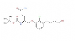 tert-butyl (S)-(5-amino-1-(2-chloro-3-(4-hydroxybutyl)phenoxy)-5-oxopentan-2-yl)carbamate