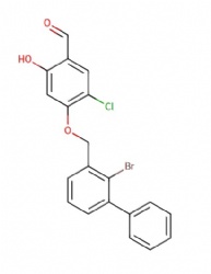 4-((2-bromo-[1,1'-biphenyl]-3-yl)methoxy)-5-chloro-2-hydroxybenzaldehyde