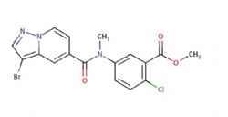 methyl 5-(3-bromo-N-methylpyrazolo[1,5-a]pyridine-5-carboxamido)-2-chlorobenzoate