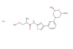 (S)-2-amino-N-(4-(6-((2S,6R)-2,6-dimethylmorpholino)pyridin-2-yl)thiazol-2-yl)-3-methoxypropanamide hydrochloride