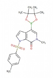 6-methyl-4-(4,4,5,5-tetramethyl-1,3,2-dioxaborolan-2-yl)-1-tosyl-1,6-dihydro-7H-pyrrolo[2,3-c]pyridin-7-one