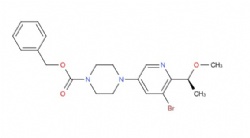 benzyl (S)-4-(5-bromo-6-(1-methoxyethyl)pyridin-3-yl)piperazine-1-carboxylate