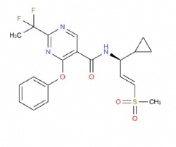 (S,E)-N-(1-cyclopropyl-3-(methylsulfonyl)allyl)-2-(1,1-difluoroethyl)-4-phenoxypyrimidine-5-carboxamide